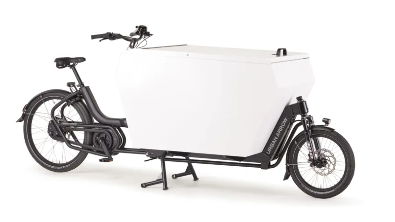 Urban Arrow Cargo XL Black Aluminium Box White-1