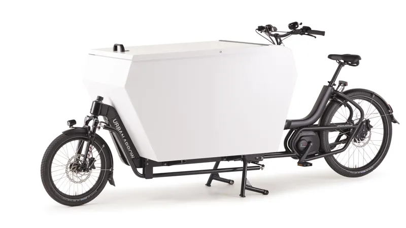 Urban Arrow Cargo XL Black Aluminium Box White-2