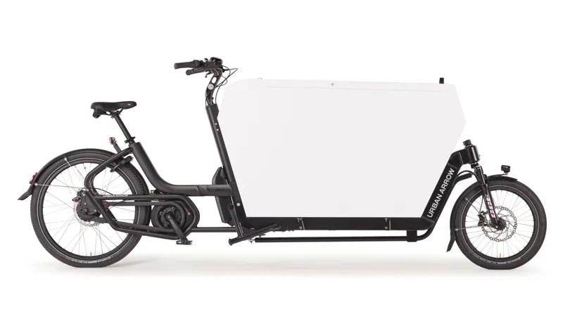 Urban Arrow Cargo XL Black Aluminium Box White