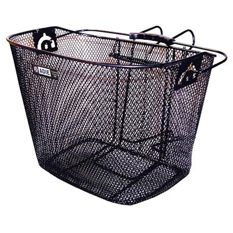 Adie Mesh Basket with Metal Bracket in Black-1