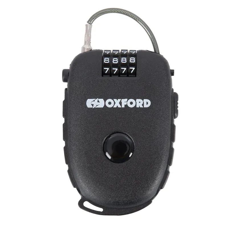 Oxford Retra 62cm Cable Lock in Black