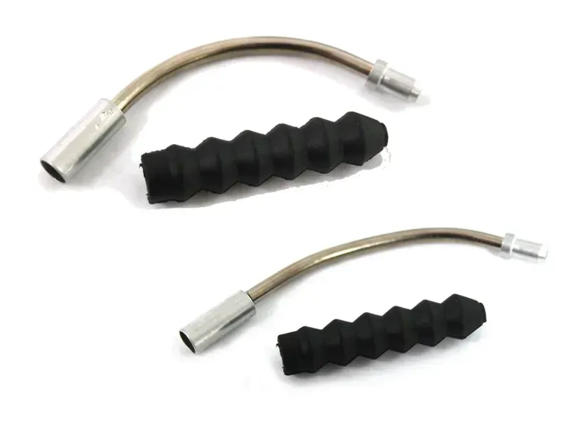 Clarks Cycle Systems Noodle Guide Pipe and Boot in Black/Silver