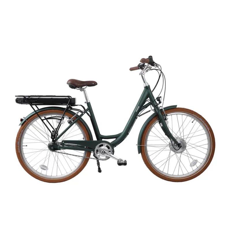 Batribike Omega 11Ah/400Wh Step-Through eBike in Green Matt