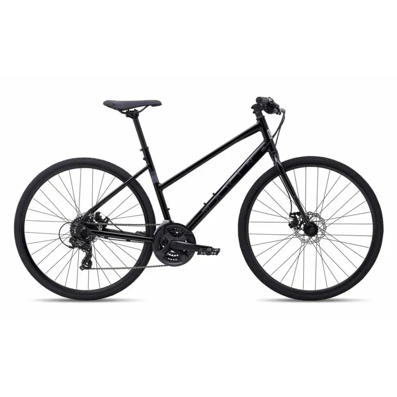 Marin Fairfax 1 Step Though Bike in Gloss Black/Black