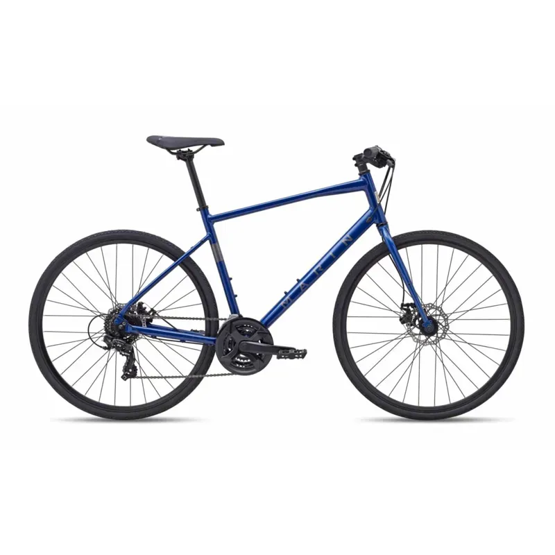 Marin Fairfax 1 Hybrid Bike in Gloss Blue/Grey