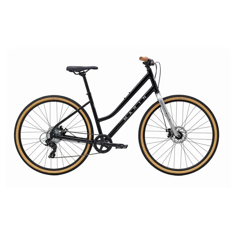 Marin Kentfield 1 Step though Bike in Gloss Black/Chrome
