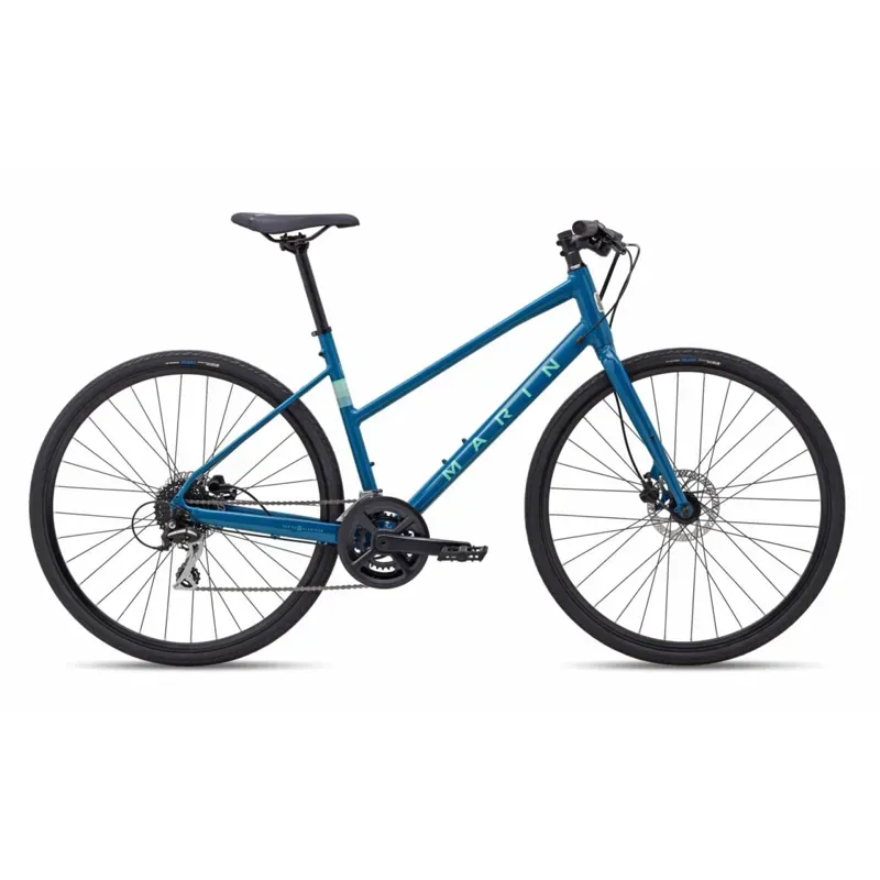Marin Fairfax 2 Step Through Bike in Gloss Green/Teal