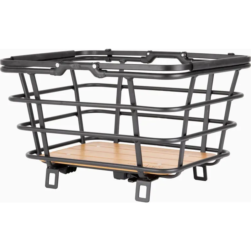 Atranvelo Epic Shopper AVS 23l Bamboo Base Basket in Black
