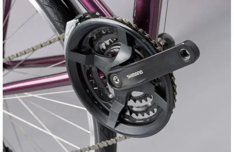 2021 Ridgeback Speed Open Frame Hybrid Bike in Purple-7