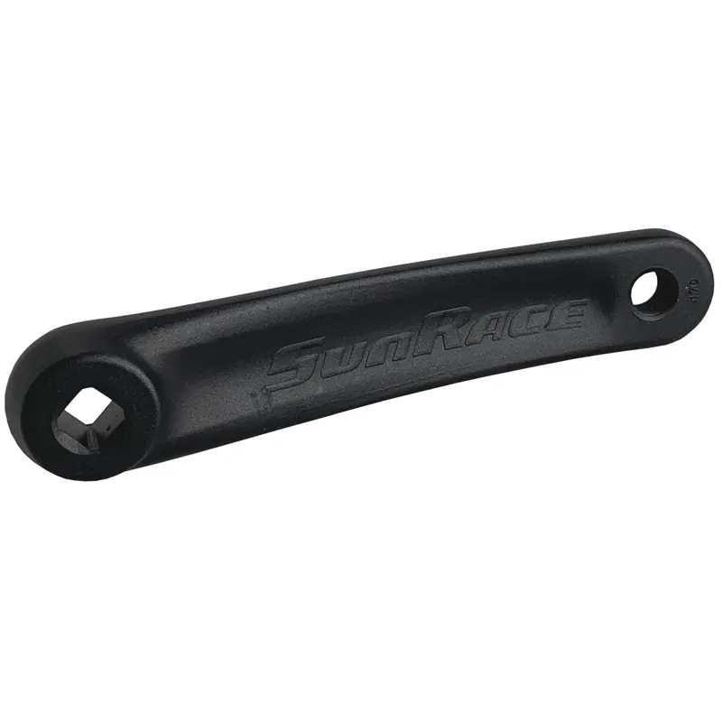 SunRace Left Hand 175mm Square Fit Crank in Black