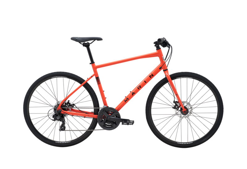 Marin Fairfax 1 Hybrid Bike in Orange