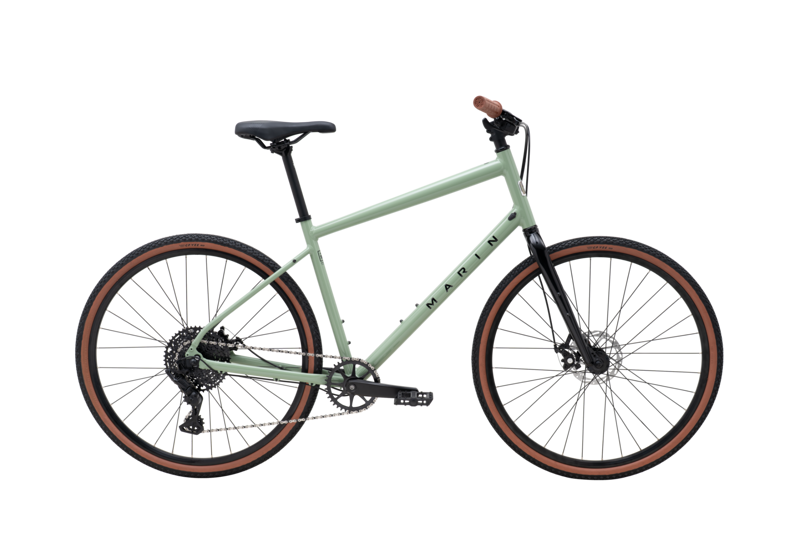 Marin Kentfield 2 Hybrid Bike in Sage Green