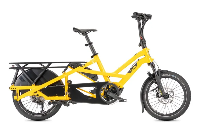 Tern GSD P10 Electric Bike in School Bus Yellow/Dark Grey