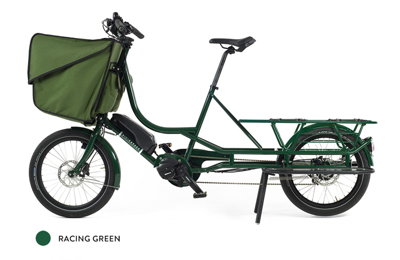 Bicicapace JustLong E-bike in Green