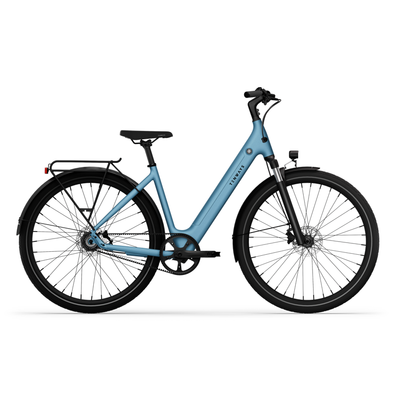 Tenways CGO800S ebike in blue