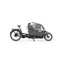 Ca Go FS200 Family Plus Edition 5 Black Grey e-Cargo Bike in Black