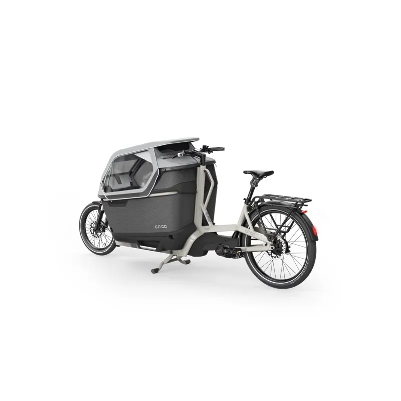 Ca Go FS200 Family Plus Edition 5 Silk Grey e-Cargo Bike in Silver-2