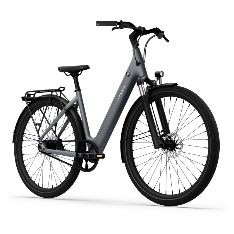 Tenways CGO800S ebike in gray-4
