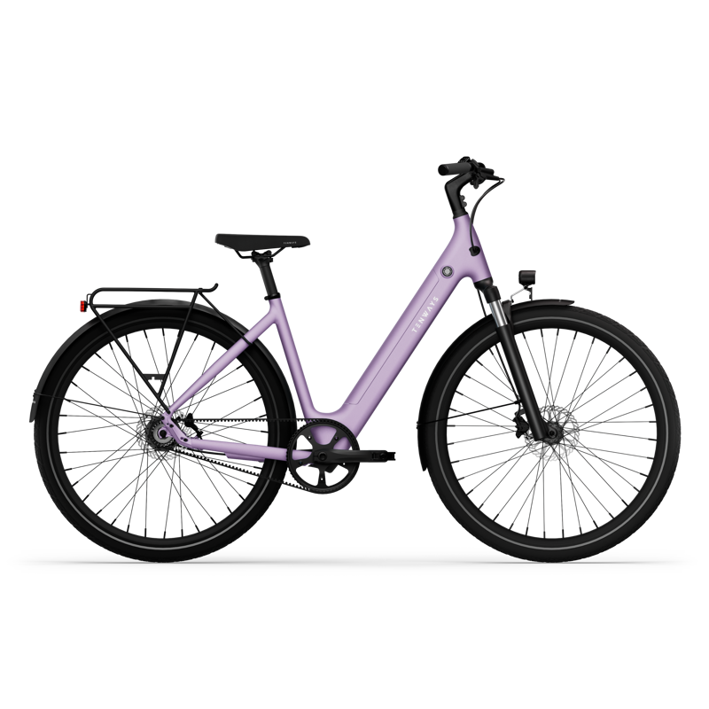 Tenways CGO800S ebike in purple
