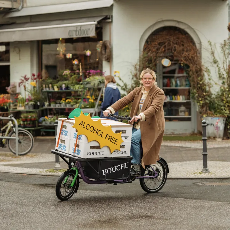 Muli Box Cargo Bike in Purple-7