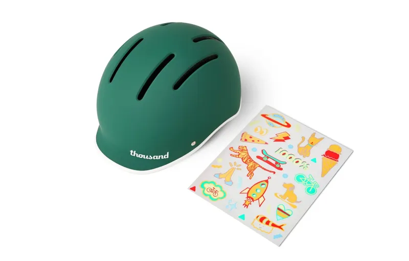 Thousand Toddler Helmet in Green Dream-6