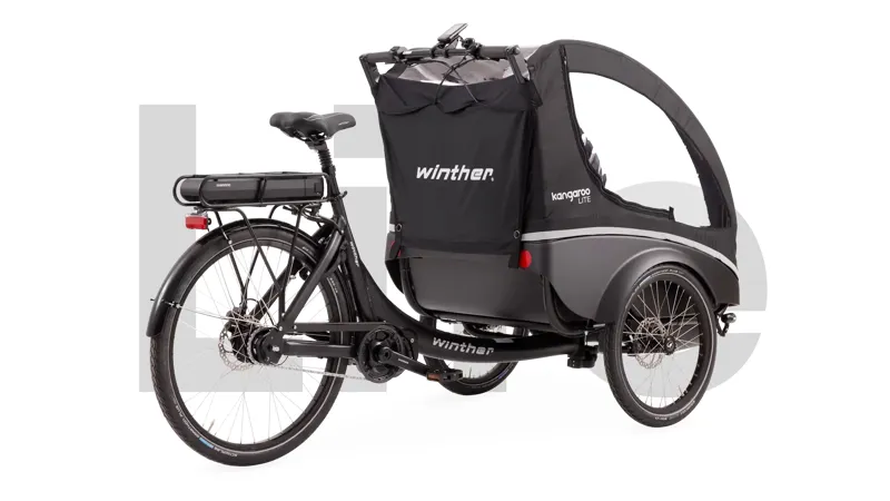 Winther Kangaroo Lite with Bafang Mid motor in black -1