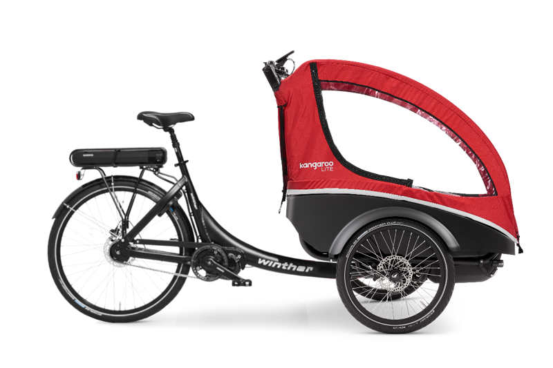 Winther Kangaroo Lite Wheel Motor in Red