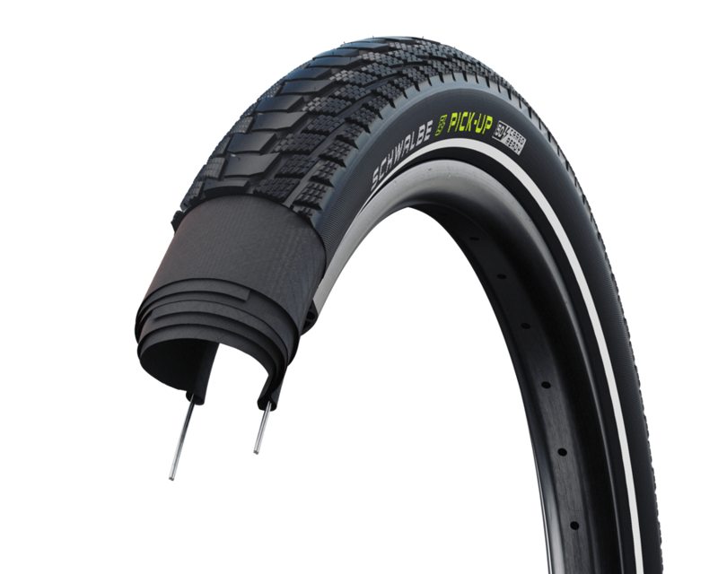 Schwalbe Pick-Up Addix Perf. Super Defense Wired Tyre in Black/Reflex-1