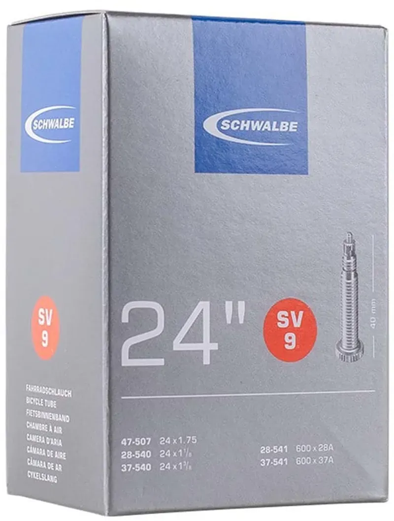 Schwalbe SV9 24-inch Tube 24x20-28c 40mm in Light-Blue-1