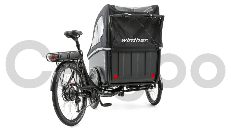 Winther Business Cargoo Black Frame Mid Motor-2