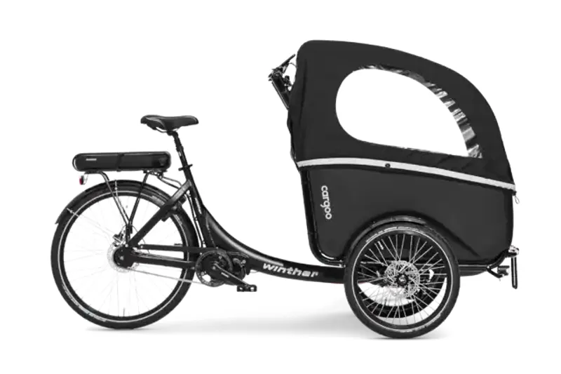 Winther Business Cargoo Black Frame Mid Motor